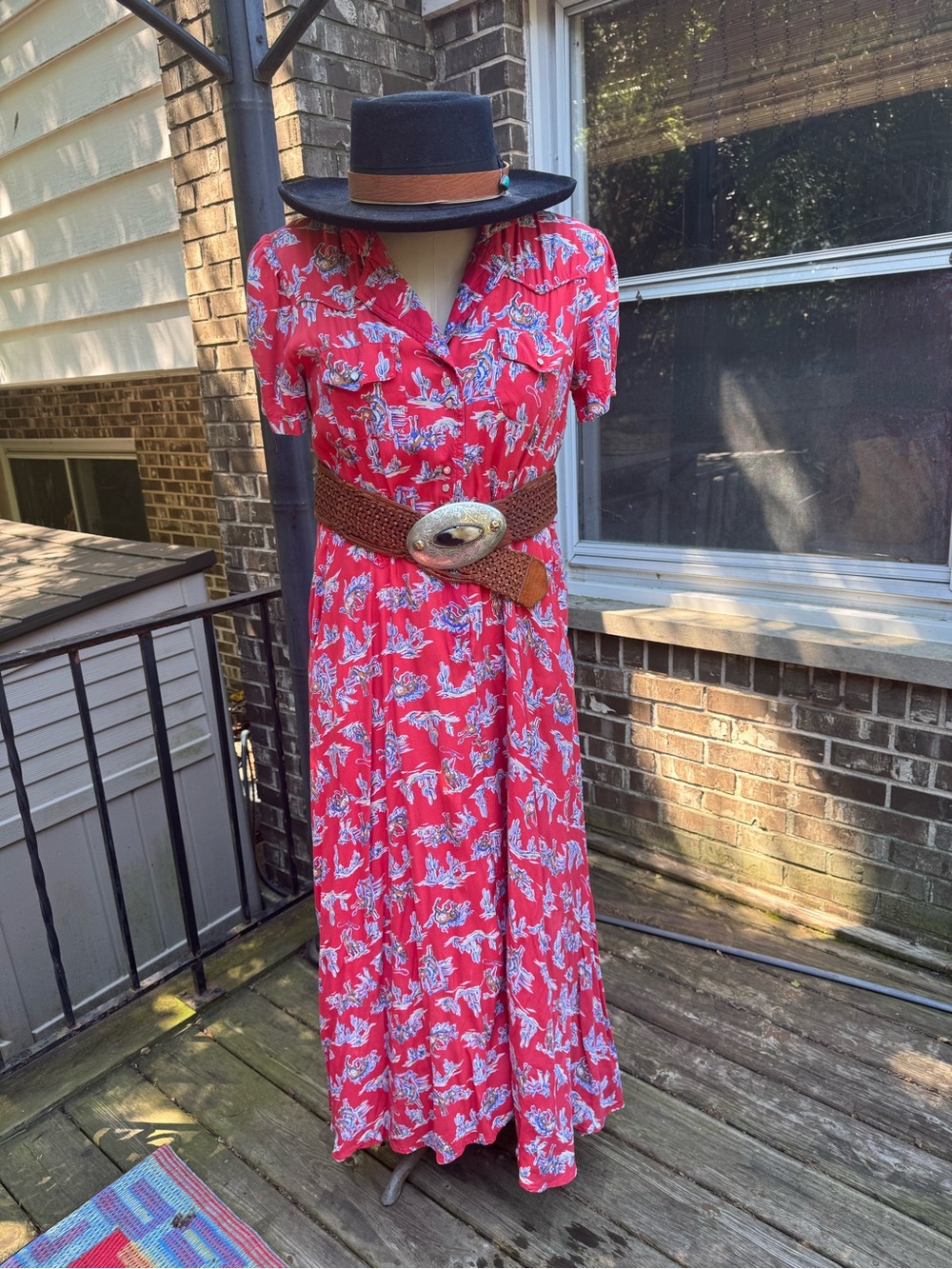 Awesome vintage Desert Diva maxi dress women’s xl